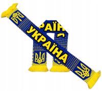 SZALIK KIBICA *UKRAINA* HD SUPER ELASTIC, REPREZENTACJA UKRAINY, PREMIUM!