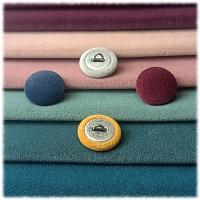 Guziki ozdobne oblekane tapicerskie Tkanina Matt Velvet welur 23 kolory