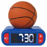 Lexibook Budzik z nocnym 3D światłem Basketball