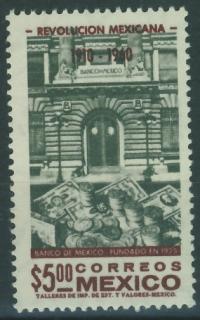 Mexico 5,00 $. - 1910 - 1960 Revolucion