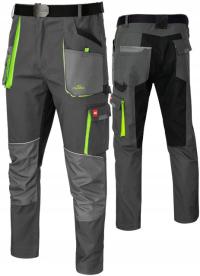 Spodnie robocze męskie ochronne monterskie STRETCH SLIM Mocne Elastyczne