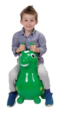Детский прыгун надувной конек игрушка Gymnic Rods зеленый
