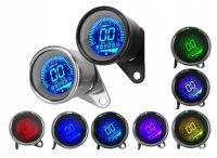 LICZNIK CYFROWY OBROTOMIERZ 10000RPM MOTOCYKL 7 KOLORÓW PODŚWIETLENIA LED