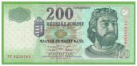 WĘGRY 200 FORINT 1998 P-178 UNC