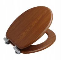 Deska sedesowa Bisk MDF mahoń MDF UNIWERSALNA CERSANIT ROCA KOŁO