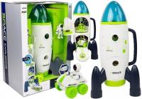 RAKIETA KOSMICZNA ASTRONOM KOSMOS ŚWIATŁA DŹWIĘK