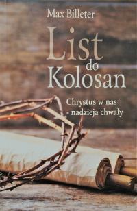 List do Kolosan - Max Billeter