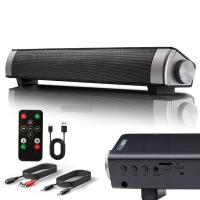 GŁOŚNIK SOUNDBAR KOMPAKTOWY BEZPRZEWODOWY BLUETOOTH DO TELEWIZORA AUX/RCA