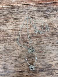 Ażurowy stary wisior PRL