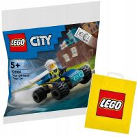 LEGO City Policyjny łazik Quad - Zestaw Klocki 30664 +Torba Prezent Mikołaj