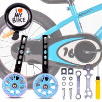 Kółka boczne do roweru dziecięcego LED świecące 12-20cal regulowane Dzwonek