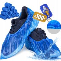 Чехлы для обуви из фольги, водонепроницаемые чехлы для обуви синего цвета x100