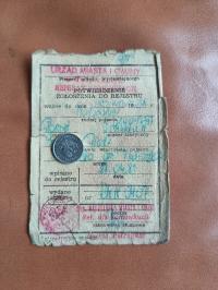 Potwierdzenie zgłoszenia do rejestru Romet 1981r