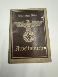 Arbeitsbuch Deutches Reich, Polak urodzony w Chrzanów, praca w Bydgoszczy