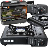 KUCHENKA GAZOWA TURYSTYCZNA POLOWA 2W1 PRZENOŚNA BLACK