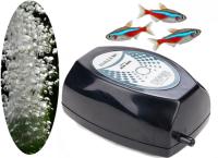 Napowietrzacz do akwarium cichy wydajny pompka brzęczyk 2 l/m 1,8W ACO-6600