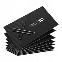 Wizytówki z lakierem UV lakierowane wypukłe 3D 500