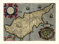 Кипр карта 30X40CM 1592r. M53