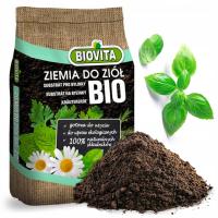 BIOVITA BIO ZIEMIA EKOLOGICZNA GOTOWE PODŁOŻE DO WYSIEWU UPRAWY ZIÓŁ 10L