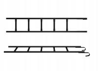 Rusztowania Warszawskie DRABINA Z HAKAMI 2000mm