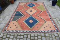 ORIENT RĘCZNIE TKANY WEŁNIANY WSCHODNI KILIM / DYWAN 2,20/3,30m