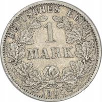 15.NIEMCY, WILHELM II, 1 MARKA 1905 A