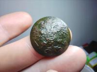 Guzik carskiej piechoty wz. 1857 Piękna sygnatura Rosja carska