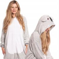 Piżama Damska Kombinezon Kigurumi Kostium Szary Onesie Koala 175-185 cm
