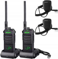 Retevis RT86 Long Distance Walkie Talkie z Mike, Przenośne Radio 2600mAh