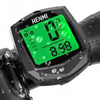 HENMI wodoodporny komputer rowerowy licznik prędkości dystansu LCD