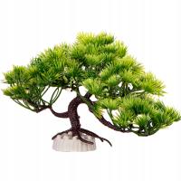 DEKORACYJNA MINI SOSNA DO AKWARIUM I TERRARIUM STYLOWA TRWAŁA BEZOBSŁUGOWA