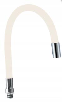 Wylewka Elastyczna Biała Do Baterii Kuchennej Zlewozmywakowej Gwint 3/4