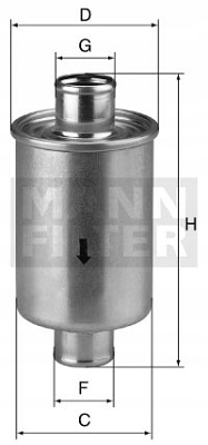 Filtr oleju MANN-FILTER W79/2 W792