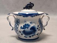 Gżel ros. гжель Kobaltowa Cukiernica Moskwa Rosja