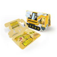 Zaproszenie na Urodziny, 10 szt. Żółta Koparka