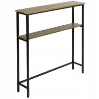 KONSOLA STOLIK LOFT ZA KANAPĘ REGAŁ PÓŁKA DO SALONU 100x20x102