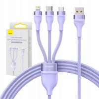 Zestaw kabli USB - USB typ C / microUSB / Lightning Baseus