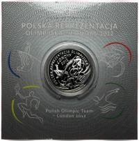 10 zł złotych 2012 Londyn Polska Reprezentacja Olimpijska SREBRO