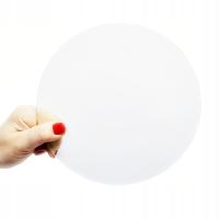 Szkło okrągłe koło przezroczyste 3 mm - fi 20 cm