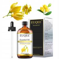 EUQEE Ylang Ylang 118 ml Naturalny Olejek Kwiatowy, Relaksujący i Zmysłowy