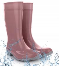 Женские резиновые сапоги до середины икры lemigo