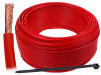 Провод гибкий кабель многожильный одножильный lgy 1 мм красный 1x1 10 м 10 метров