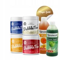 Bubble Tea Magic Gold set: 4x kulki + 2x syrop