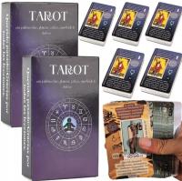 Tarot Astrologiczny z Chakrami – 78 Kart (Hiszpańska Talia Oracle)