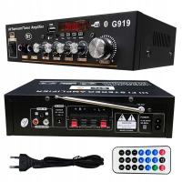 BLUETOOTH 5.0 СТЕРЕО АУДИО УСИЛИТЕЛЬ С РЕГУЛЯТОРОМ ГРОМКОСТИ ДЛЯ КАРАОКЕ