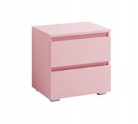 Розовый Молодежный прикроватный столик с ящиками 2SZ 40cm KOSS 13 MX
