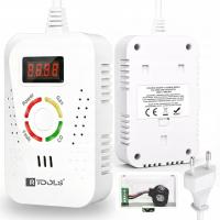 2W1 CZUJNIK CZADU GAZÓW PALNYCH TLENKU WĘGLA ALARM DŹWIĘKOWY ZASILANIE 230V