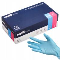 Нитриловые перчатки без пудры easyCARE nitrile Blue 100 шт.