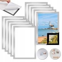 10X SAMOPRZYLEPNA MAGNETYCZNA RAMKA NA ZDJĘCIA RAMKA NA PLAKATY DO OBRAZÓW