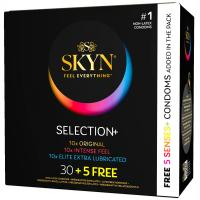 SKYN SELECTION 35 ORIGINAL INTENSE FEEL ELITE COCKTAIL HOT EXTRA NAWILŻANE